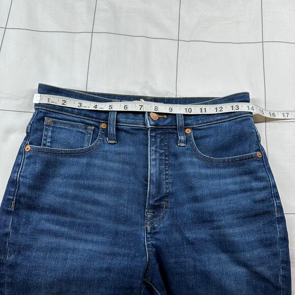 Madewell Jeans Womens 26 Blue Curvy High Rise Skinny Lanette Wash Denim Stretch - Picture 7 of 12